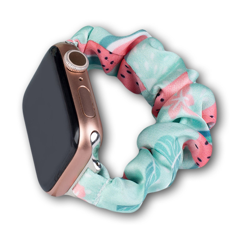 Řemínek Hurtel pro Apple WATCH 42/44/45mm - modrý (vodní meloun)