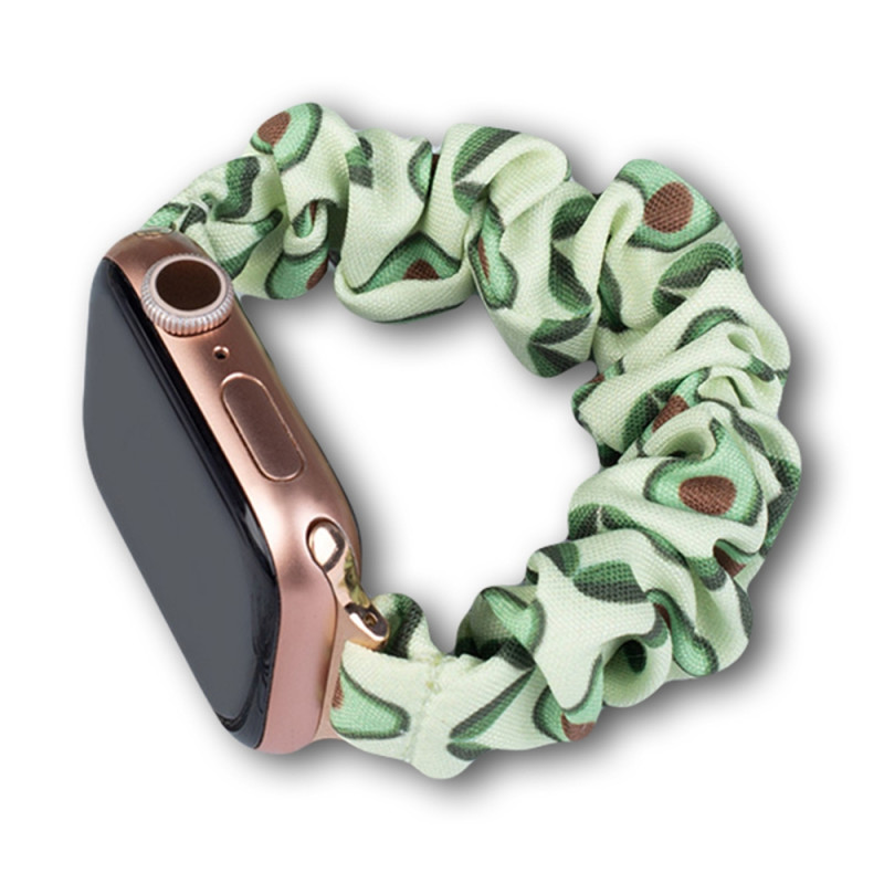 Řemínek Hurtel FABRIC pro Apple Watch 42/44/45mm - avocado