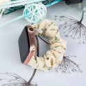 Hurtel Fabric řemínek Apple Watch 42/44/45mm – žlutý