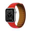 Hurtel MAGNETIC STRAP pro Apple Watch 41mm - červený řemínek