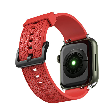 Řemínek Hurtel Watch Strap Y pro Apple Watch 38/40/41mm - červený