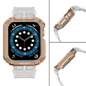 Hurtel PROTECT STRAP BAND pro Apple Watch 42/44/45mm – bílá/rose g