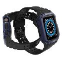Hurtel Protect Strap Band pro Apple Watch 42/44/45mm - černá/modrá