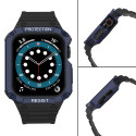 Hurtel Protect Strap Band pro Apple Watch 42/44/45mm - černá/modrá
