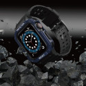 Hurtel Protect Strap Band pro Apple Watch 42/44/45mm - černá/modrá