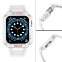 Řemínek Hurtel PROTECT STRAP BAND pro Apple Watch - bílý