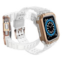 Hurtel Protect Strap Band pro Apple Watch 38/40/41mm - transparentní