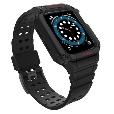 Hurtel PROTECT STRAP BAND pro Apple Watch 38/40/41mm – černý