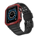 Hurtel PROTECT STRAP BAND pro Apple Watch 38/40/41mm černá/červená