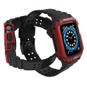 Hurtel PROTECT STRAP BAND pro Apple Watch 38/40/41mm černá/červená