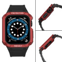 Hurtel PROTECT STRAP BAND pro Apple Watch 38/40/41mm černá/červená