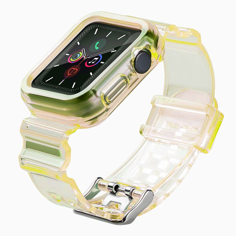 Řemínek Hurtel STRAP LIGHT SET pro Apple Watch 38mm - žlutý