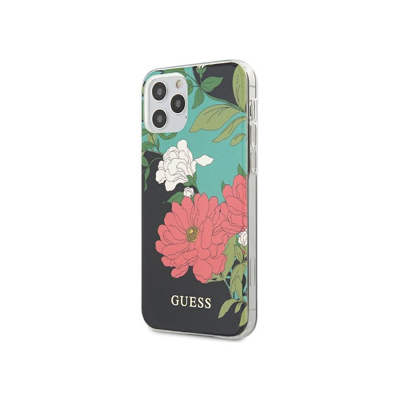Kryt Guess GUHCP12LIMLFL01 pro iPhone 12 Pro Max - černá/černá