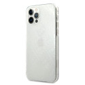 Kryt Guess 4G 3D Pattern pro iPhone 12 Pro Max transparentní