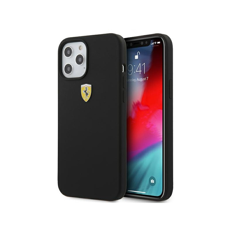 Kryt Ferrari FESSIHCP12LBK pro iPhone 12 Pro Max - černá