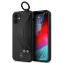 Kryt Mercedes STRAP LINE pro iPhone 12 mini - černý