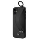Kryt Mercedes STRAP LINE pro iPhone 12 mini - černý