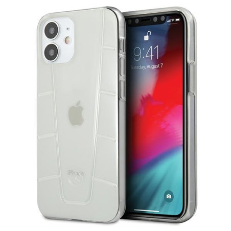 Kryt Mercedes Transparent Line iPhone 12 mini - transparentní