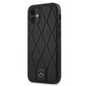 Kryt Mercedes WAVE LINE pro iPhone 12 mini - černý