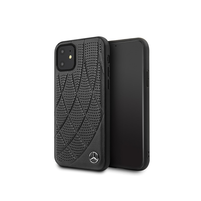 Pouzdro Mercedes BOW LINE pro iPhone 12 mini - černé