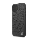 Pouzdro Mercedes BOW LINE pro iPhone 12 mini - černé