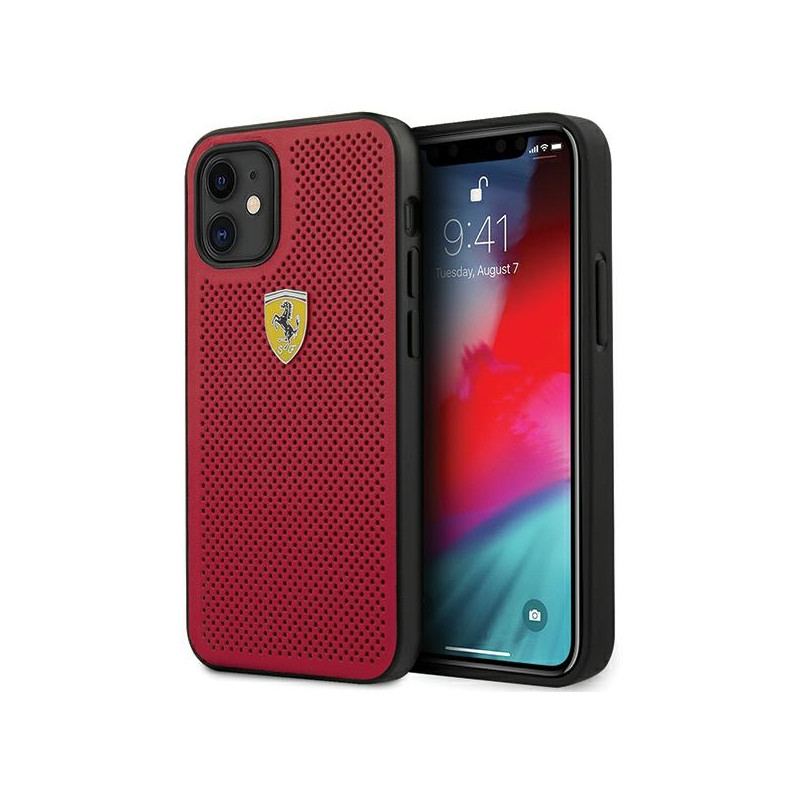 Kryt Ferrari FESPEHCP12SRE pro iPhone 12 mini 5.4 - červená/červená