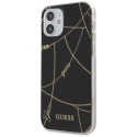 Kryt Guess GUHCP12SPCUCHBK pro iPhone 12 mini - černá