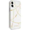 Kryt Guess GOLD CHAIN pro iPhone 12 mini - white/white