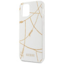 Kryt Guess GOLD CHAIN pro iPhone 12 mini - white/white