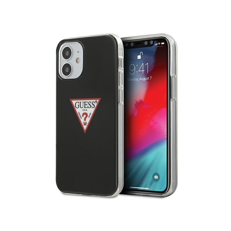 Kryt Guess GUHCP12SPCUCTLBK pro iPhone 12 mini - černá/černá
