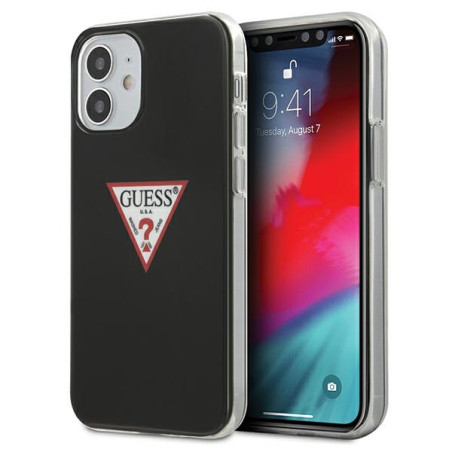 Kryt Guess Triangle pro iPhone 12 mini – černá