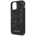 Kryt Guess Marble pro iPhone 12 mini – černá