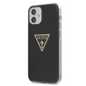 Kryt Guess Metallic pro iPhone 12 mini - black/black