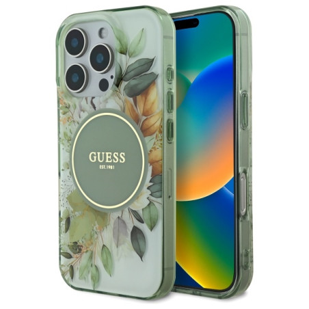 Kryt Guess IML Flower & Tonal Circle pro iPhone 16 Pro