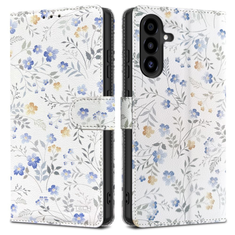 Pouzdro Tech-Protect pro Samsung Galaxy A26 - sedmikrásky s listy