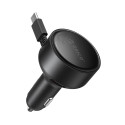 Orico FC-60-2C nabíječka do auta 60W USB-C + USB-A (černá)