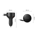 Orico FC-60-2C nabíječka do auta 60W USB-C + USB-A (černá)