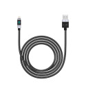 Orico LDA2L kabel USB-A na Lightning 12W LED 0,5 m černá/stříbrná