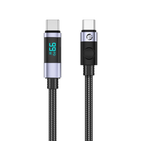Orico LDC2C USB‑C kabel 100 W PD s LED - 2 m (2 ks) černý