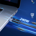 Orico CC240 USB-C na USB-C kabel 240W USB4 40Gb/s 1,5 m černý
