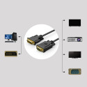 Orico XD-DITV DVI→VGA kabel 5 m Full HD - black
