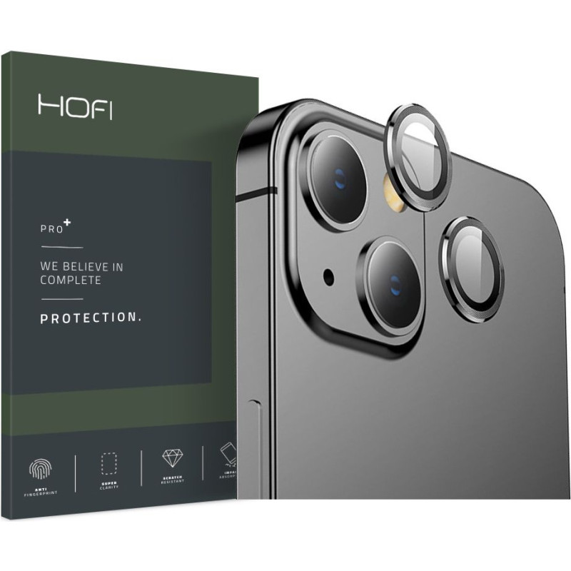 Ochranné sklo na objektiv fotoaparátu Hofi Camring Pro+ Apple iPhone 13/13 mini - černá