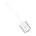 Orico PTAV redukce USB‑C na VGA + 3,5mm audio - stříbrná