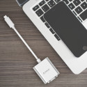 Orico PTAV redukce USB‑C na VGA + 3,5mm audio - stříbrná
