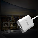 Orico PTAV redukce USB‑C na VGA + 3,5mm audio - stříbrná
