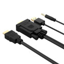 Orico XD-VATH VGA/3,5mm → HDMI kabel 5 m černý
