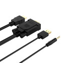 Orico XD-VATH VGA/3,5mm → HDMI kabel 5 m černý