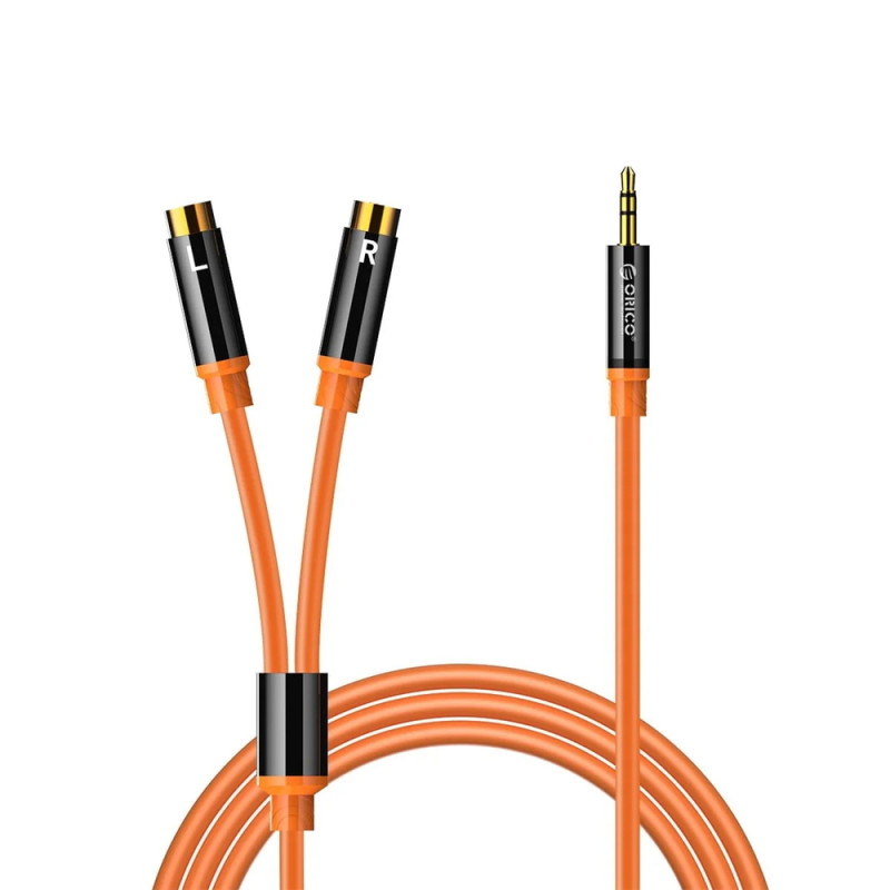 Kabel Orico AXRF pro audio zařízení - oranžová