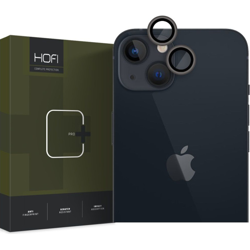 Ochranné sklo na objektiv fotoaparátu Hofi Camring Pro+ Apple iPhone 14/14 Plus - černá