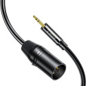 Orico AXKF kabel 3,5mm mini jack na XLR 5 m – černý